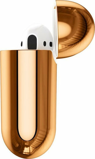 Baseus Shining Θήκη Σιλικόνης σε Χρυσό χρώμα για Apple AirPods