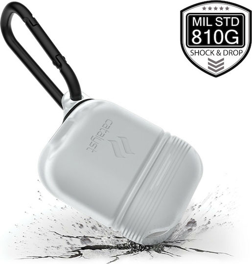 Catalyst Waterproof Θήκη Σιλικόνης με Γάντζο σε Λευκό χρώμα για Apple AirPods