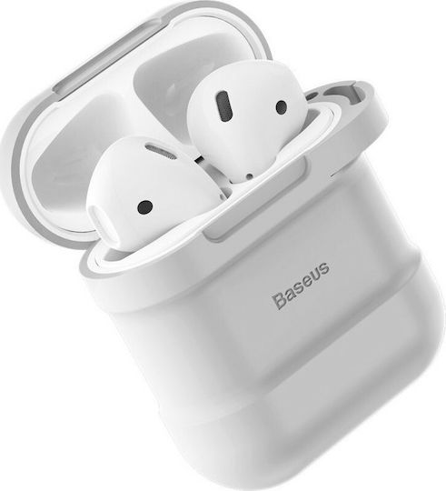 Baseus S Case Silicone Protective Box Satz in Gray Farbe für Apple AirPods 1 / AirPods 2