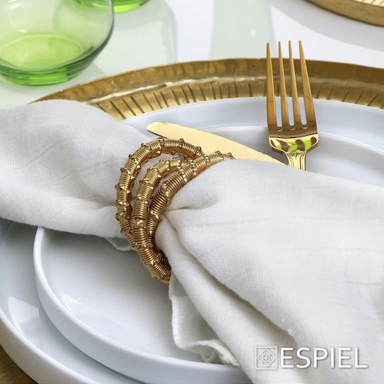 Espiel Step Plate Shallow made of Porcelain White with Diameter 30cm