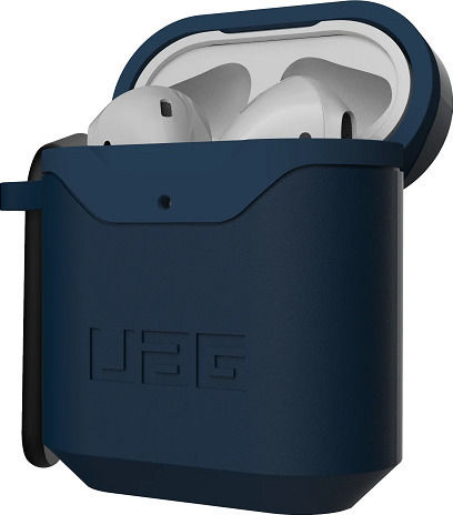 UAG Standard Issue Hard Θήκη Σιλικόνης με Γάντζο σε Μπλε χρώμα για Apple AirPods