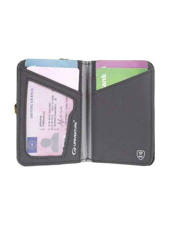 Ανδρικό Πορτοφόλι Καρτών με RFID Χακί