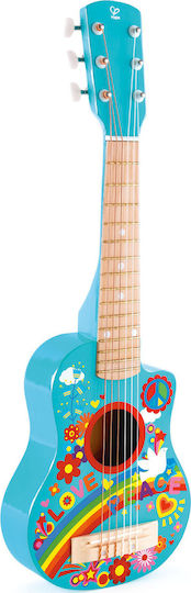 Hape Wooden Guitar Flower Power for 3+ Years