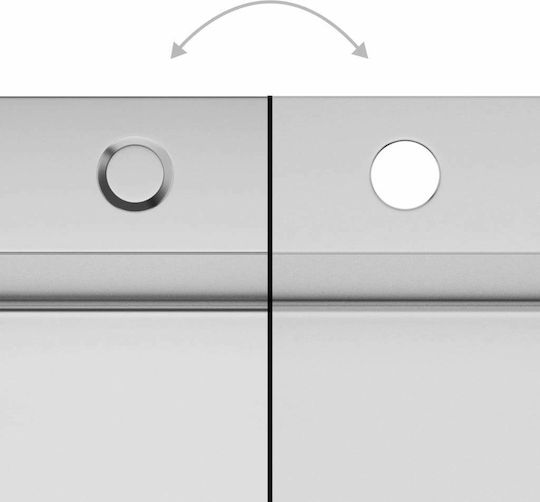 vidaXL Ένθετος Νεροχύτης Inox Σατινέ Μ59xΠ44cm Ασημί