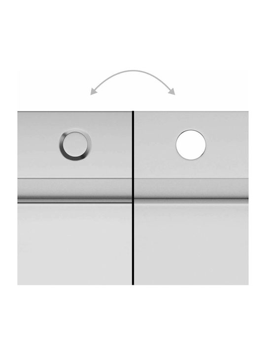 vidaXL Ένθετος Νεροχύτης Inox Brushed Μ51xΠ44cm Ασημί