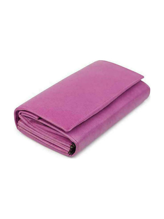 Fetiche Leather Large Leather Women's Wallet Fuchsia