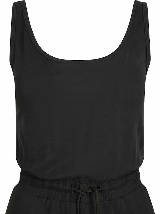 De Damă Fără mâneci Short întreg Negru