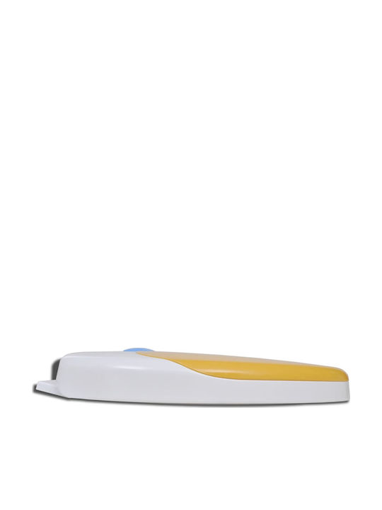 vidaXL Kids Plastic Soft Close Toilet Seat White 48.5cm
