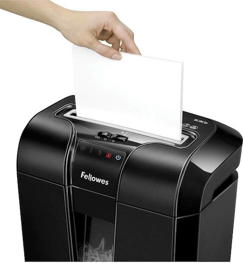 Fellowes Powershred 63Cb Cross Cut 10-Sheet Paper Shredder