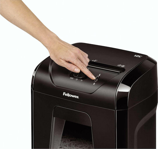 Fellowes Powershred 12C Cross Cut 11-Sheet Paper Shredder