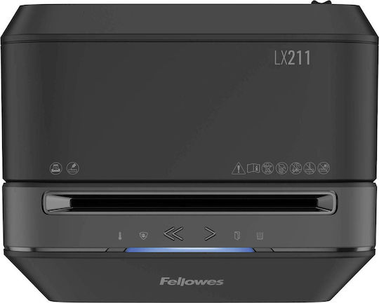 Fellowes Καταστροφέας Εγγράφων LX 211 Micro Cut 15 Φύλλων με Κάδο 23lt