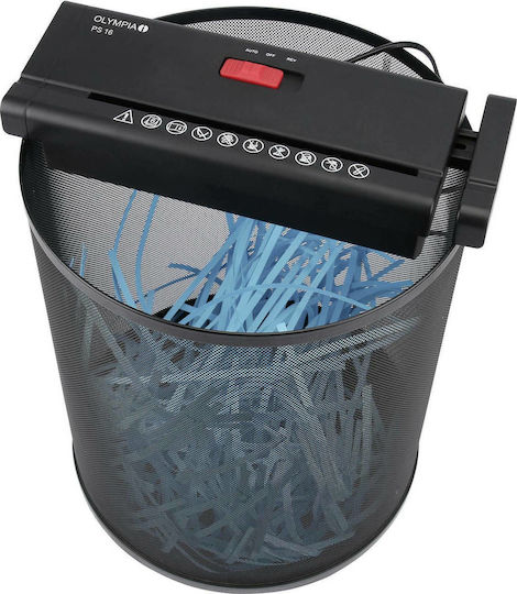 Olympia PS 16 Strip Cut 6-Sheet Paper Shredder