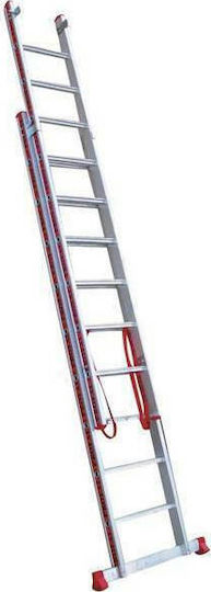 Profal Doppelter Kombinationsleiter Aluminium