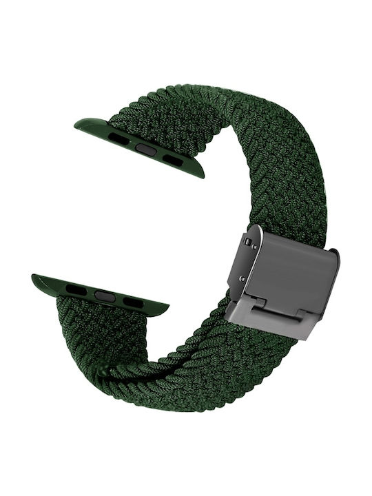 Crong Wave Strap Fabric Green (Apple Watch 44/45/46mm/Ultra 49mm) CRG-44WAV-GRN