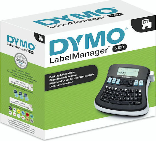 Dymo LabelManager 210 D Electronic Portable Label Maker Black