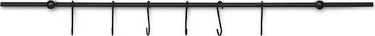 Edenberg Tabletop Metal Base 78cm 16 Pieces Black
