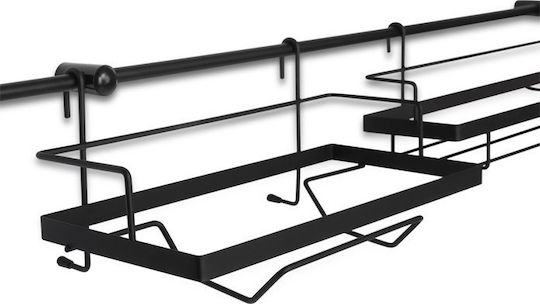 Edenberg Tabletop Metal Base 78cm 16 Pieces Black