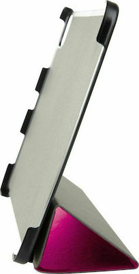 Tactical Tri Fold Flip Cover Δερματίνης Ροζ (iPad mini 2021)