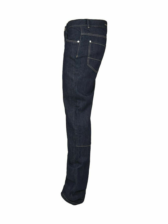 Ανδρικό Παντελόνι Τζιν με Loose Straight Εφαρμογή Raw Indigo