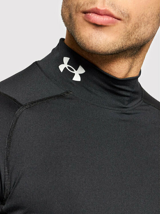 Under Armour HeatGear Bluza termica pentru barbati cu maneci lungi Compresie Negru