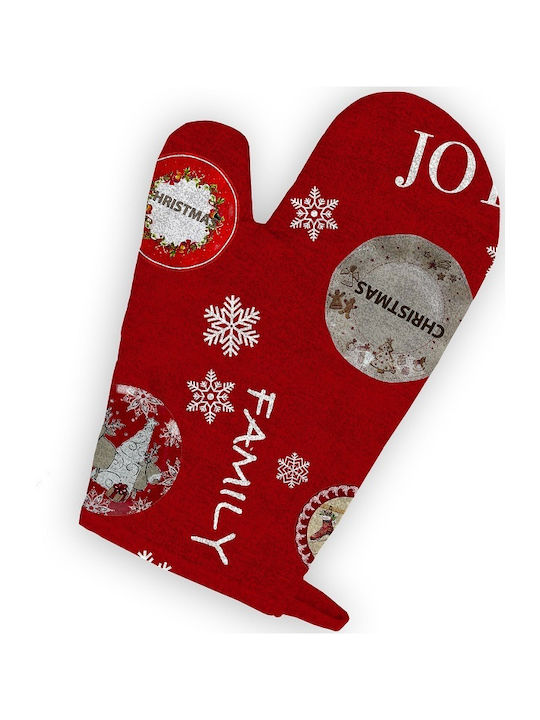 Mc Decor Set of Christmas Kitchen Aprons 3pcs with Glove