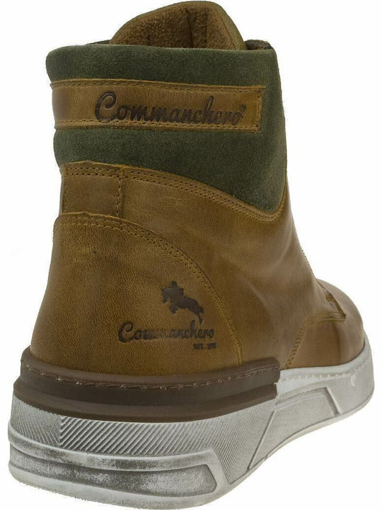 Leder Tabac Braun Stiefel