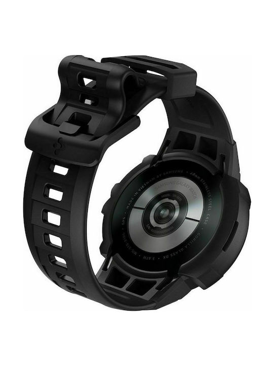 Spigen Rugged Armor Pro Θήκη Σιλικόνης Charcoal Grey για το Galaxy Watch 4 40mm