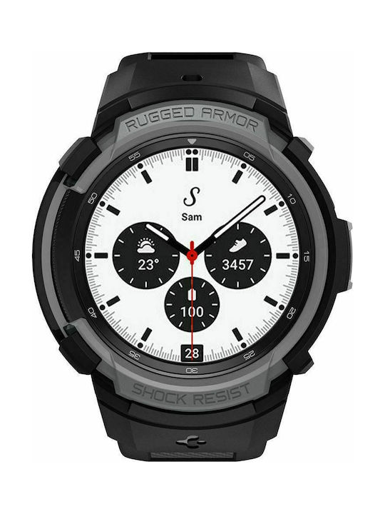 Spigen Rugged Armor Pro Θήκη Σιλικόνης σε χρώμα για Galaxy Watch 4 Classic 42mm Spigen Rugged Armor Pro Θήκη Σιλικόνης σε χρώμα για Galaxy Watch 4 Classic 42mm
