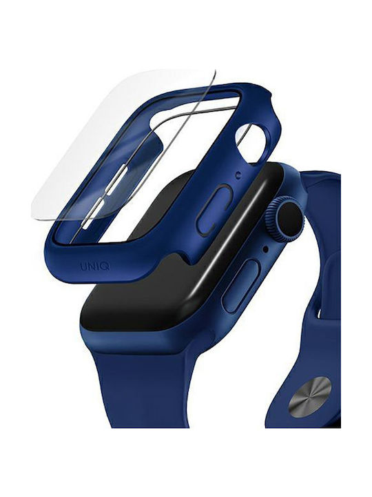 Uniq Nautic Carcasă de Plastic cu Sticlă Indigo/Blue pentru Apple Watch 40mm