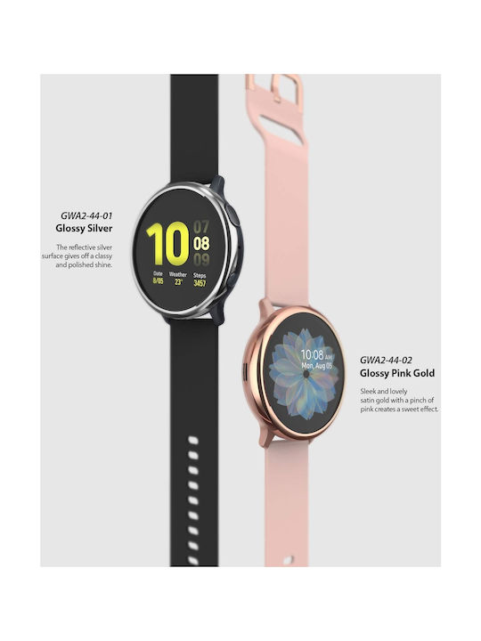 Ringke Bezel Ring σε Ροζ Χρυσό χρώμα για το Galaxy Watch Active 2 44mm