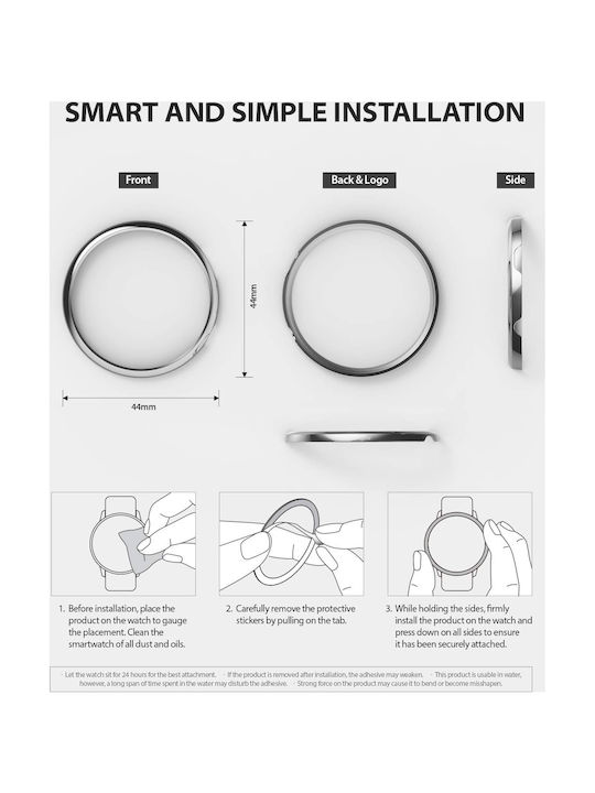 Ringke Bezel Ring σε Ροζ Χρυσό χρώμα για το Galaxy Watch Active 2 44mm