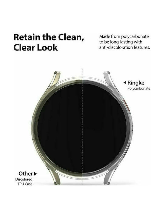 Ringke Slim 2-Pack Πλαστική Θήκη Clear & Black για το Galaxy Watch 4 Classic 42mm