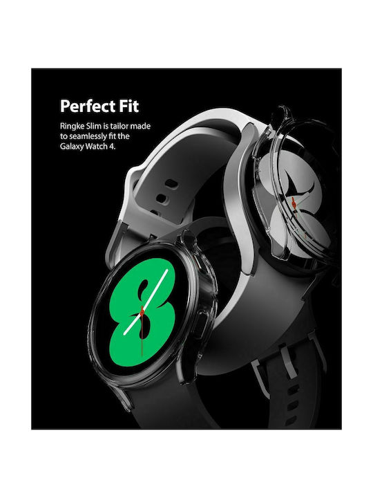 Ringke Slim 2-Pack Пластмасов Калъф в Черен цвят за Галакси Уотч 4 Класик 46мм