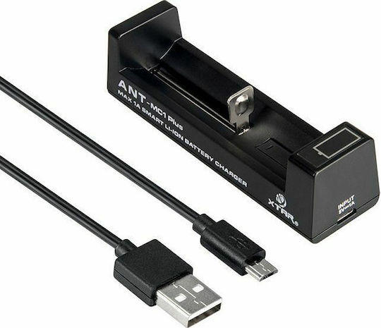 XTAR ANT MC1 Plus USB Ladegerät Batterien Li-Ion Größe 18650/21700/16340/26650/14500