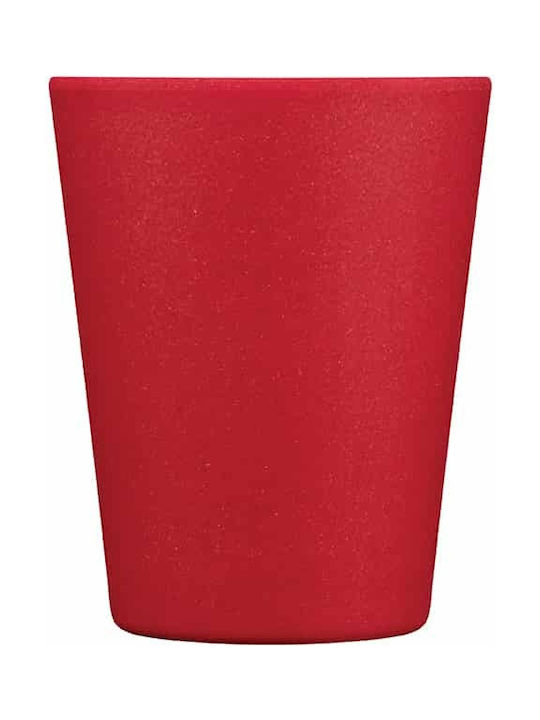 Ecoffee Cup Red Dawn Bamboo Cup with Lid Red 350ml