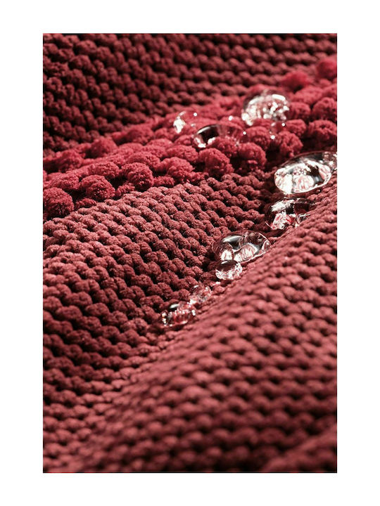 Guy Laroche Rubicon Three-Seater Sofa Throw 2 Sides 170x300cm Burgundy