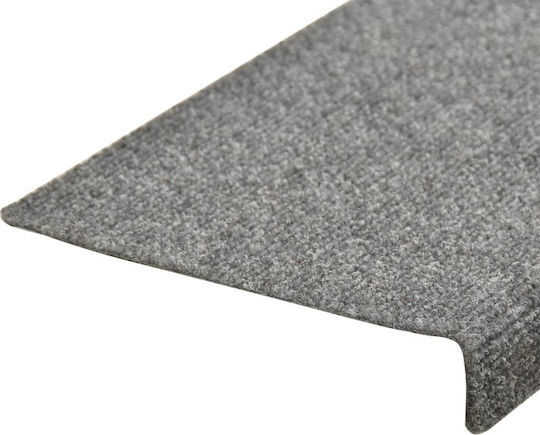 vidaXL Πατάκια Σκάλας Ανοιχτό Γκρι 65x25cm 134564 15τμχ