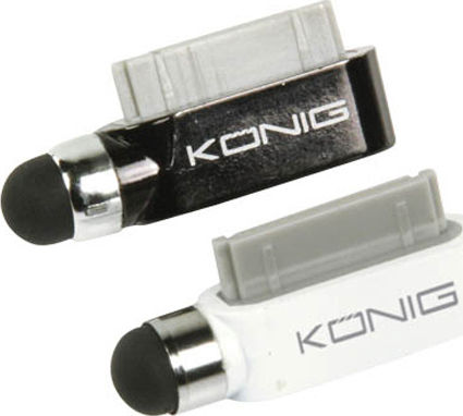 Konig CS2NSTYL100 Γραφίδα Αφής Λευκό & Μαύρο CS2NSTYL100