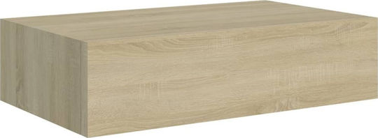 Wall Shelf Oak 40x23.5x10cm