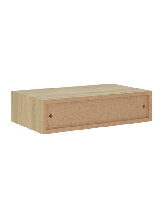 Ράφια Τοίχου Δρυς (2τμχ) 40x23.5x10εκ.