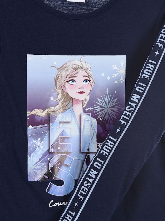 Παιδική Μπλούζα Μακρυμάνικη Μπλε Frozen True Myself