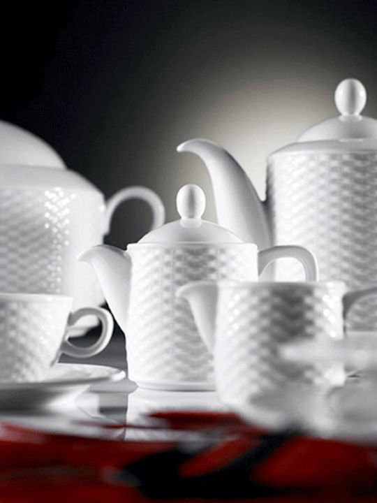 Cryspo Trio Polo Alb Porțelan Set de Vase 34.000.40 20buc
