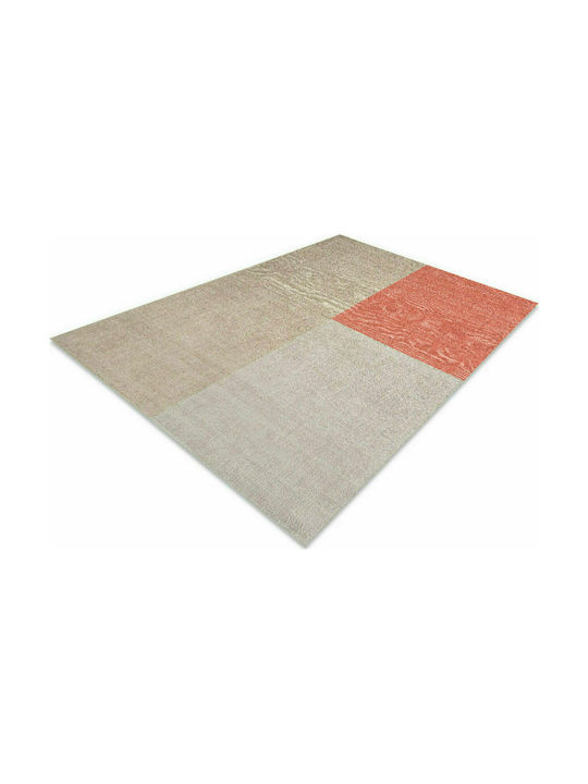 Asiatic London Blox Handmade Rug Rectangular Wool Coral