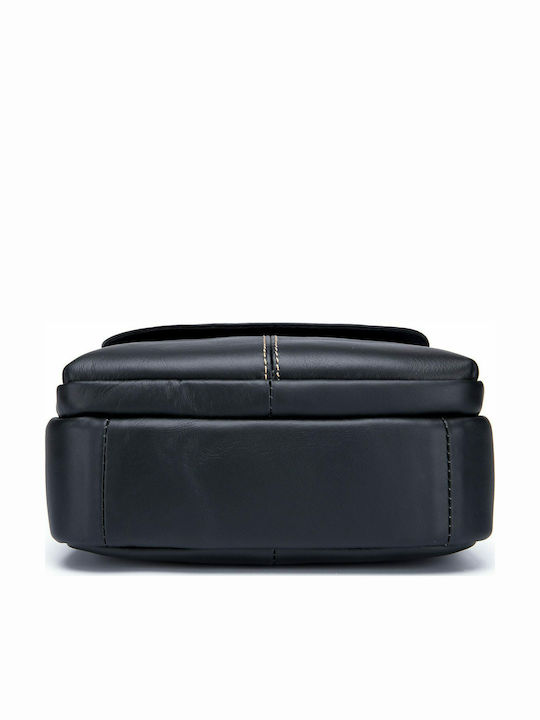 Leather Men's Bag Shoulder / Crossbody Black