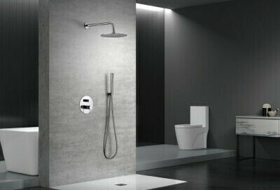 Imex Line Σετ Μίκτης, Τηλέφωνο & Κεφαλή Ντουζ Εντοιχισμού για Ντουζιέρα 2 Εξόδων
