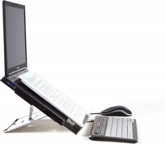 Bakker Elkhuizen Ergo-Q 260 Βάση Στήριξης για Laptop έως 15.6" Ασημί