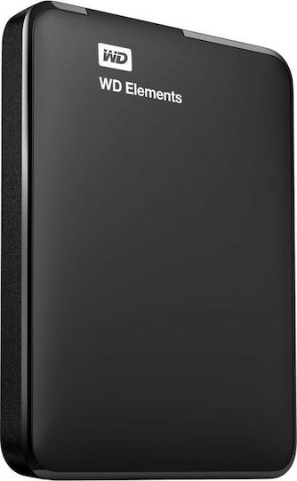 Western Digital Elements Portable USB 3.0 External 2.5" HDD 1TB Black