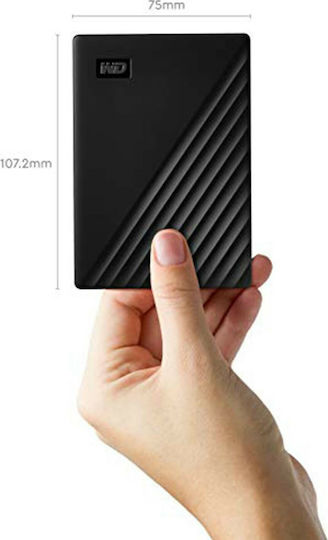Western Digital My Passport (2019) USB 3.2 Външен HDD 1TB 2.5" Черен
