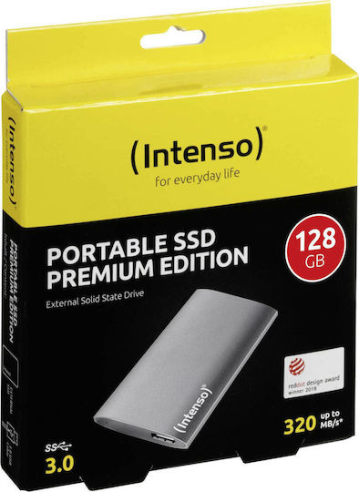 Intenso Premium Edition USB 3.0 Външен SSD 128ГБ 1.8" Въглени