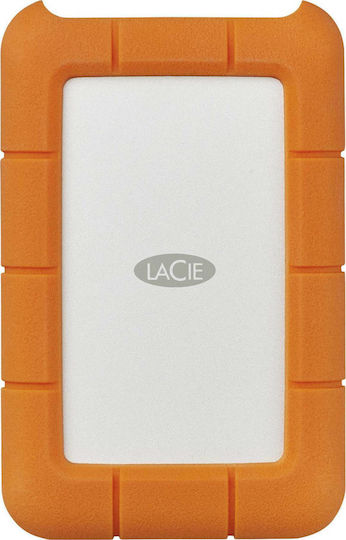 Lacie Rugged USB-C USB 3.1 / USB-C Εξωτερικός HDD 5TB 3.5" Κίτρινο